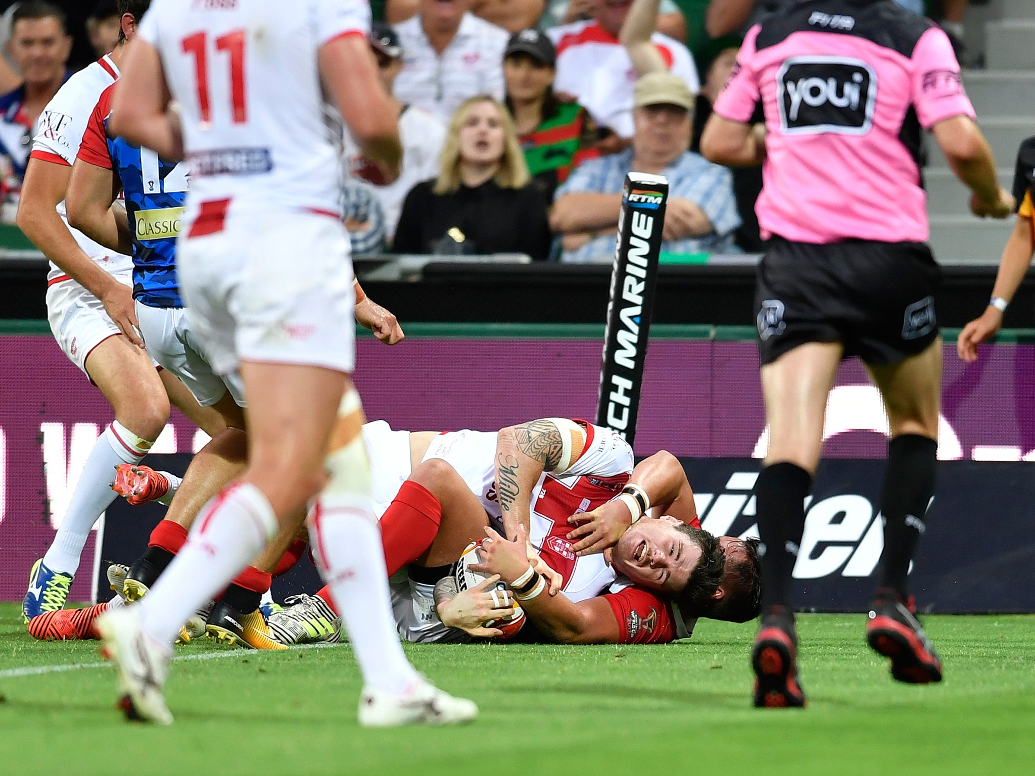 James Percival made a good impression that could see him start against Papua New Guinea