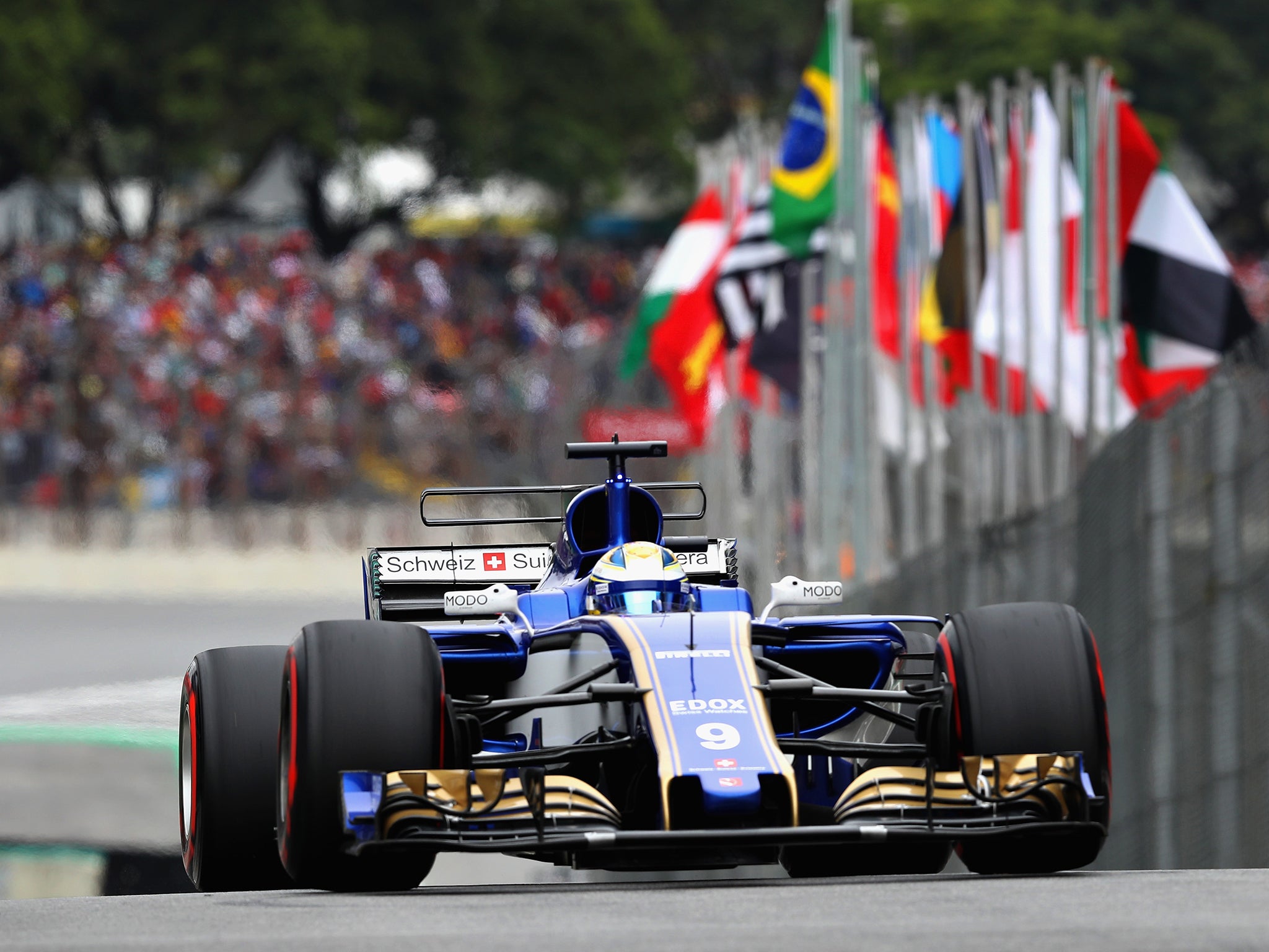 Members of the Sauber team, were victims of an attempted robbery