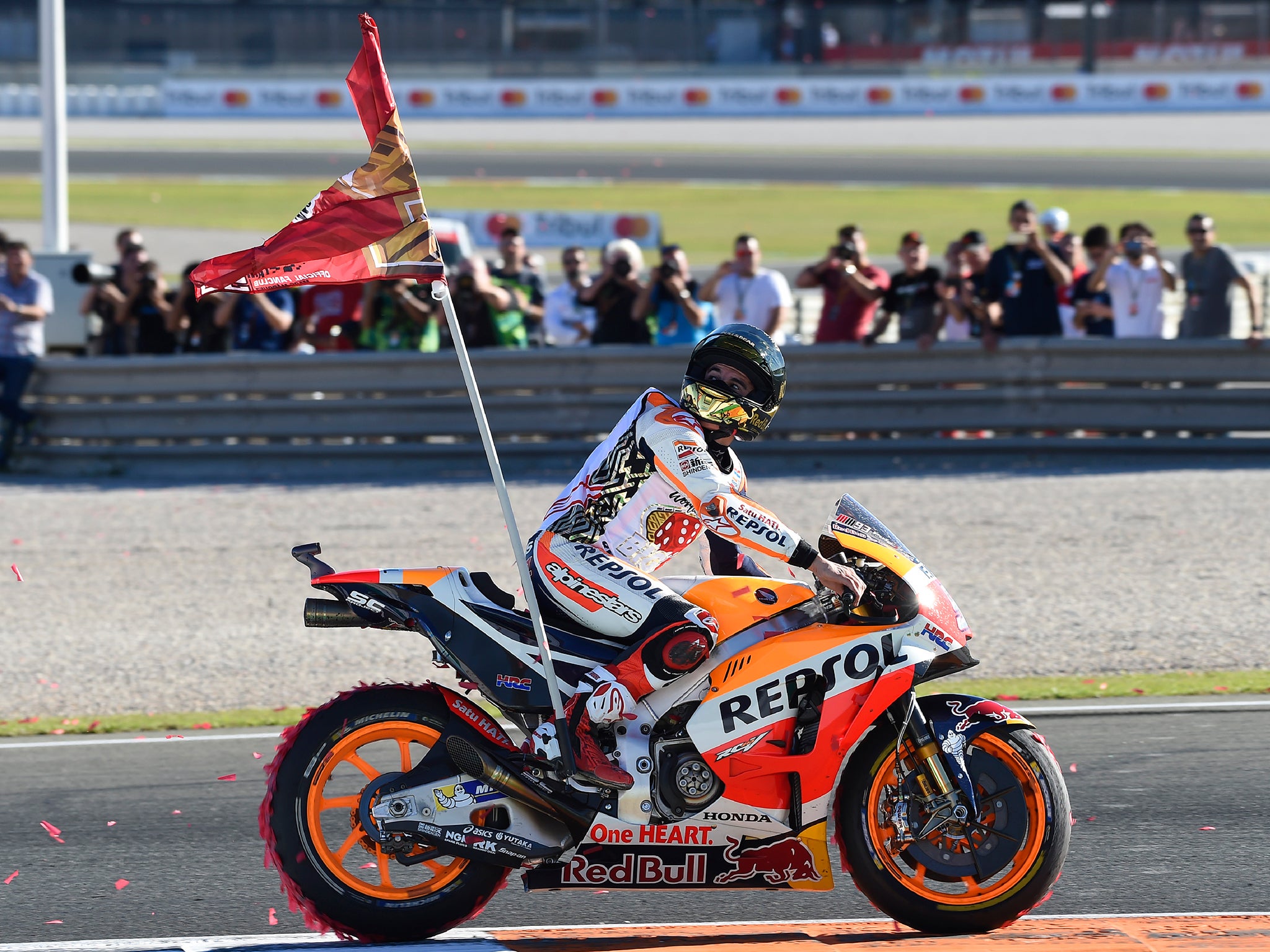 Marquez is now a six-time world champion in all classes