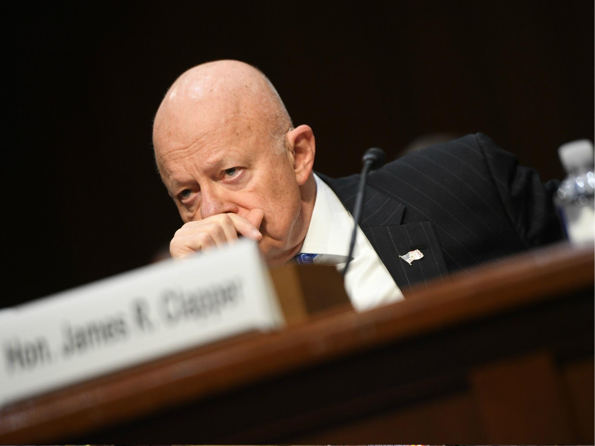 Former Director of National Intelligence James Clapper said US President Donald Trump downplaying Russian election hacking is a threat to national security