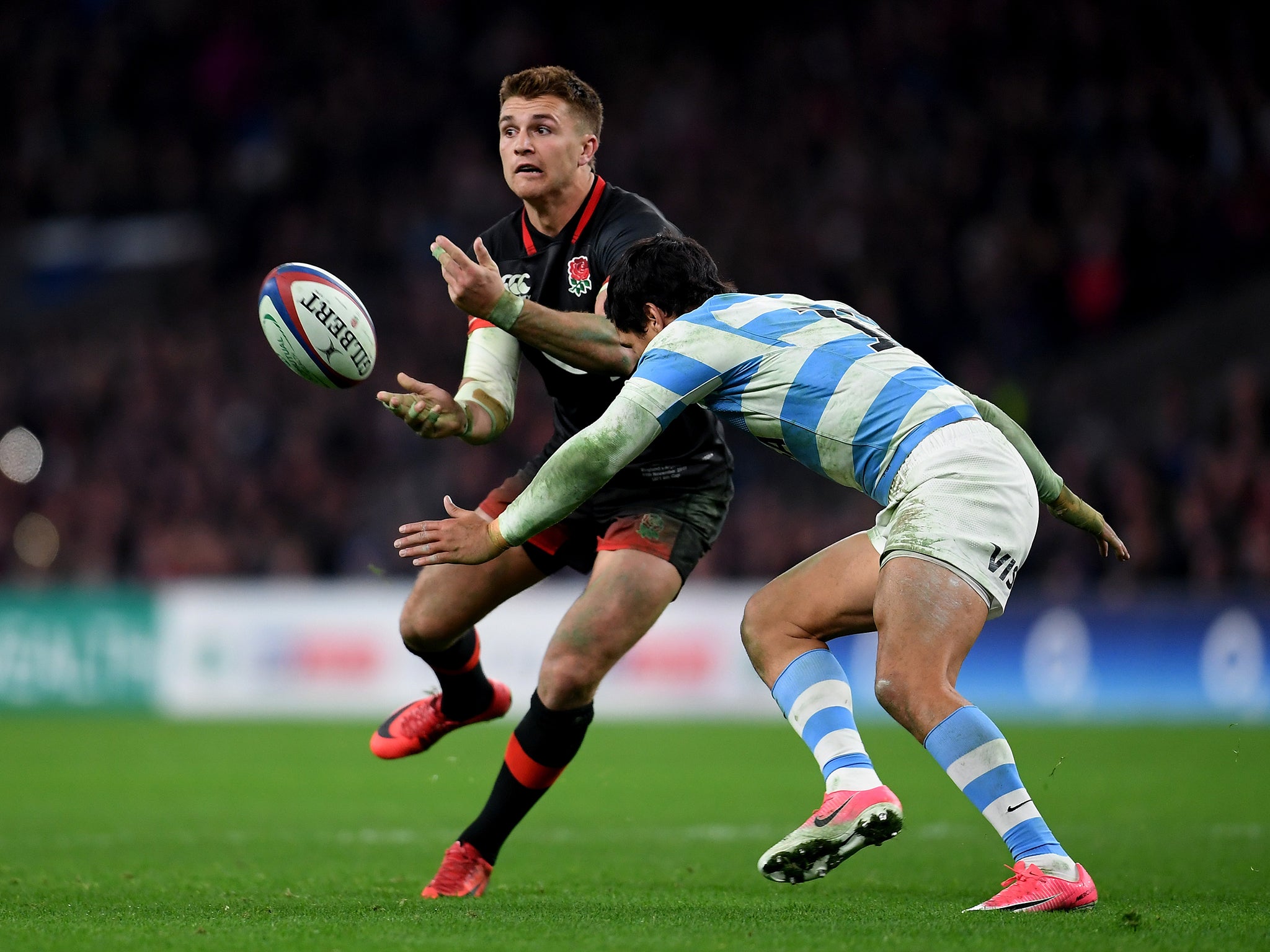 Henry Slade returns to the starting line-up at outside centre