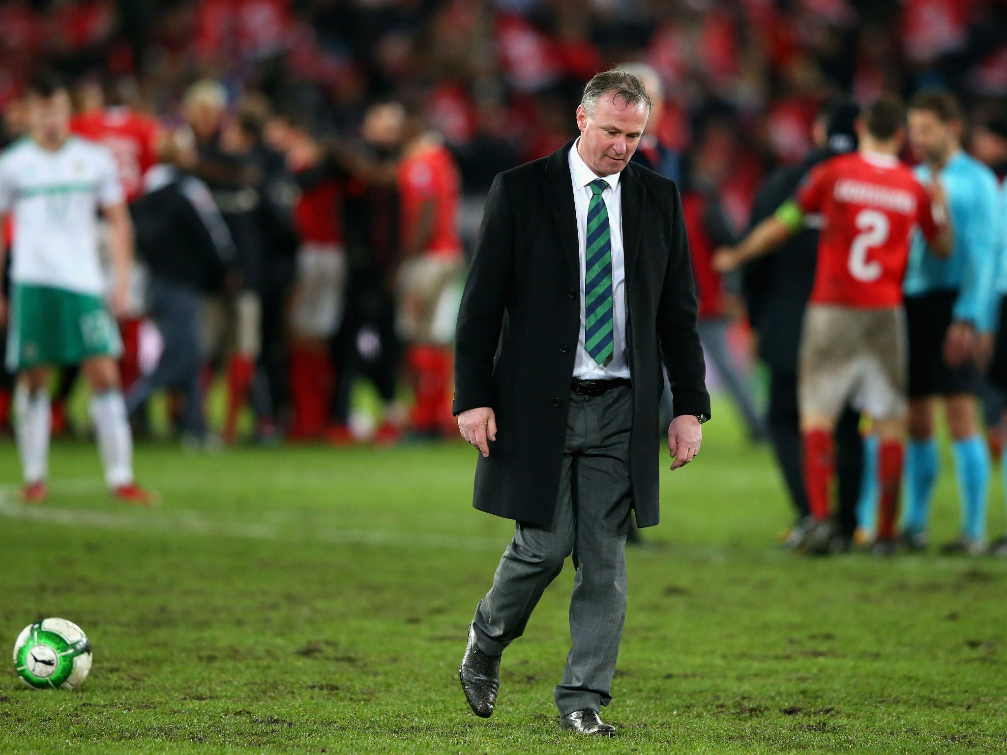 Michael O&apos;Neill admits Northern Ireland devastated at the injustice of their World Cup play-off defeat