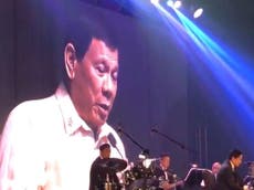 President Duterte sings pop duet ‘at Donald Trump’s request'