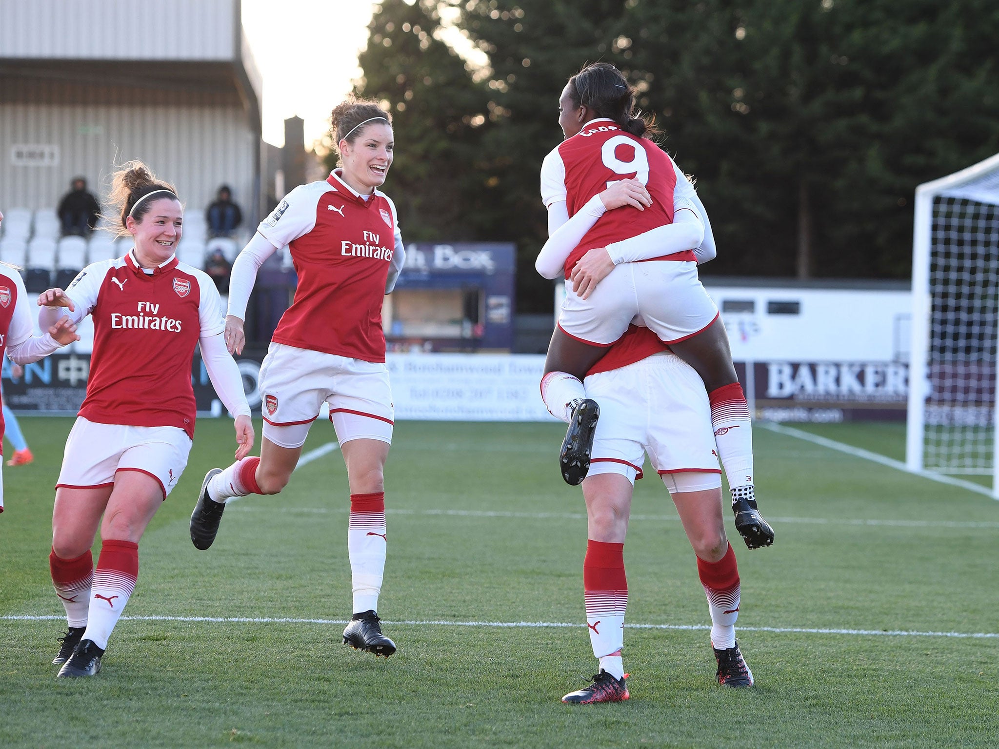 Arsenal Ladies comfortably dispatched their north-east opponents