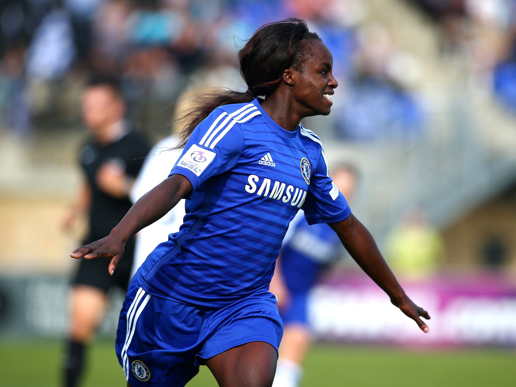 Eniola Aluko put Chelsea ahead at 2-1