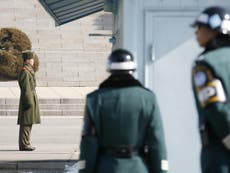 North Korean soldier shot as he tries to defect to South