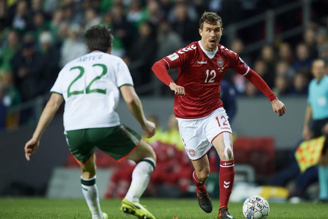 Andreas Bjelland says Denmark are ready to get combative against Ireland