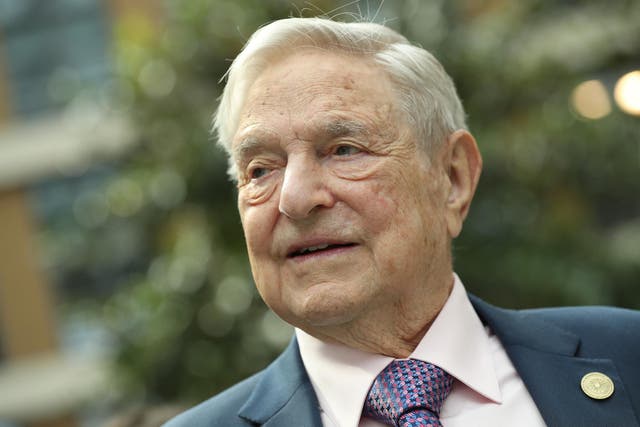 Mr Soros is known for being a leading Democratic donor in the US