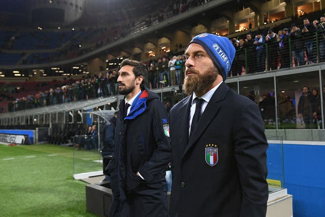 Daniele de Rossi was furious with Giampiero Ventura's decision to ask him to warm up