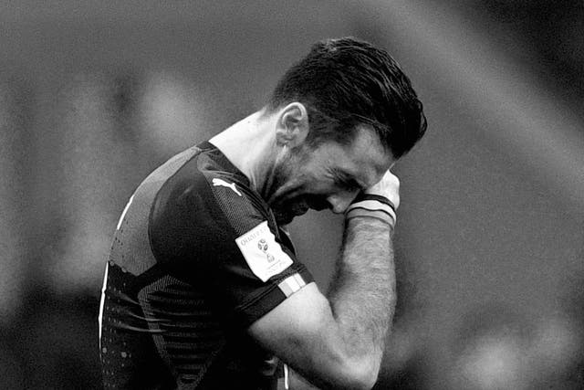 Gigi Buffon's Italy career ended in tears rather than triumph