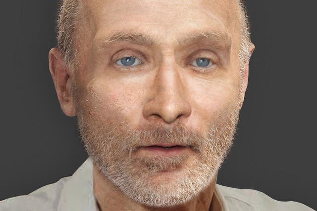 Kent Police say they 'went right across Europe' to identify the man seen here in a forensically reconstructed artist's impression 