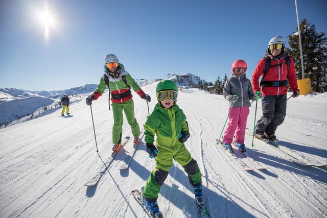 The resort has slopes suitable for all ages and abilities