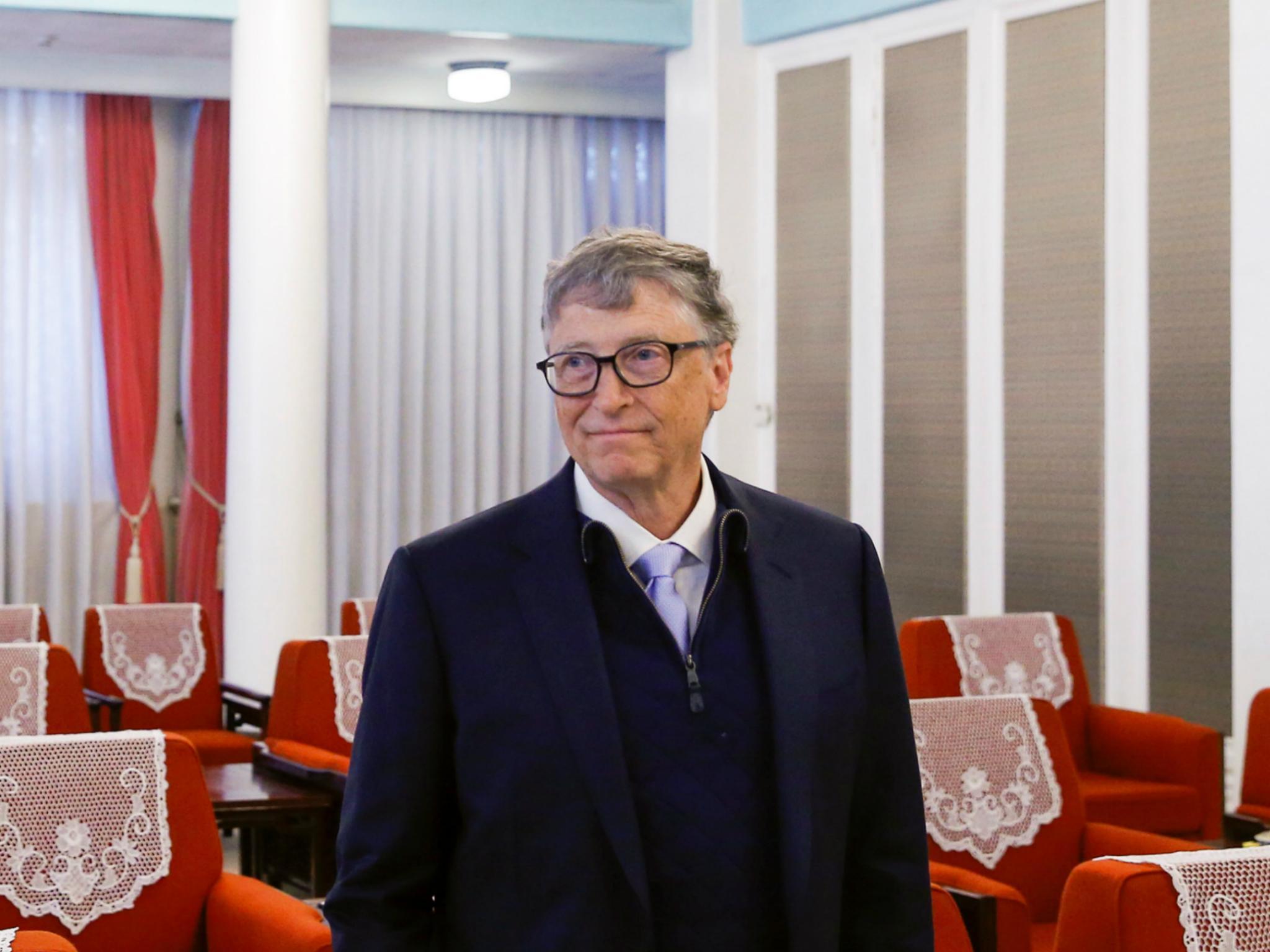 Microsoft co-founder and philanthropist Bill Gates attends a meeting with Chinese Premier Li Keqiang (not pictured) at the Zhongnanhai government compound in Beijing, China, November 3, 2017