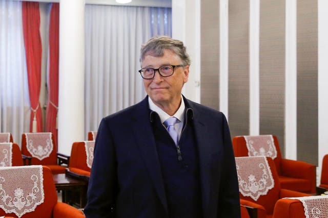Microsoft co-founder and philanthropist Bill Gates attends a meeting with Chinese Premier Li Keqiang (not pictured) at the Zhongnanhai government compound in Beijing, China, November 3, 2017