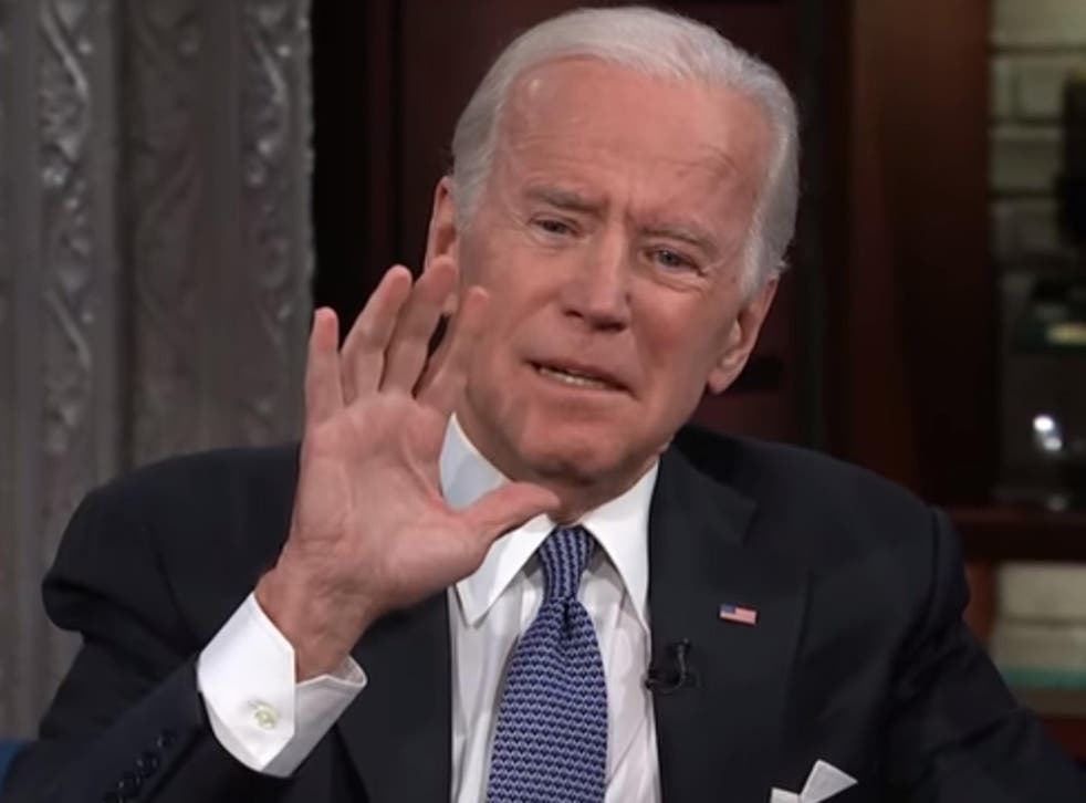 Joe Biden accused Mr Trump's administration of letting down working class voters