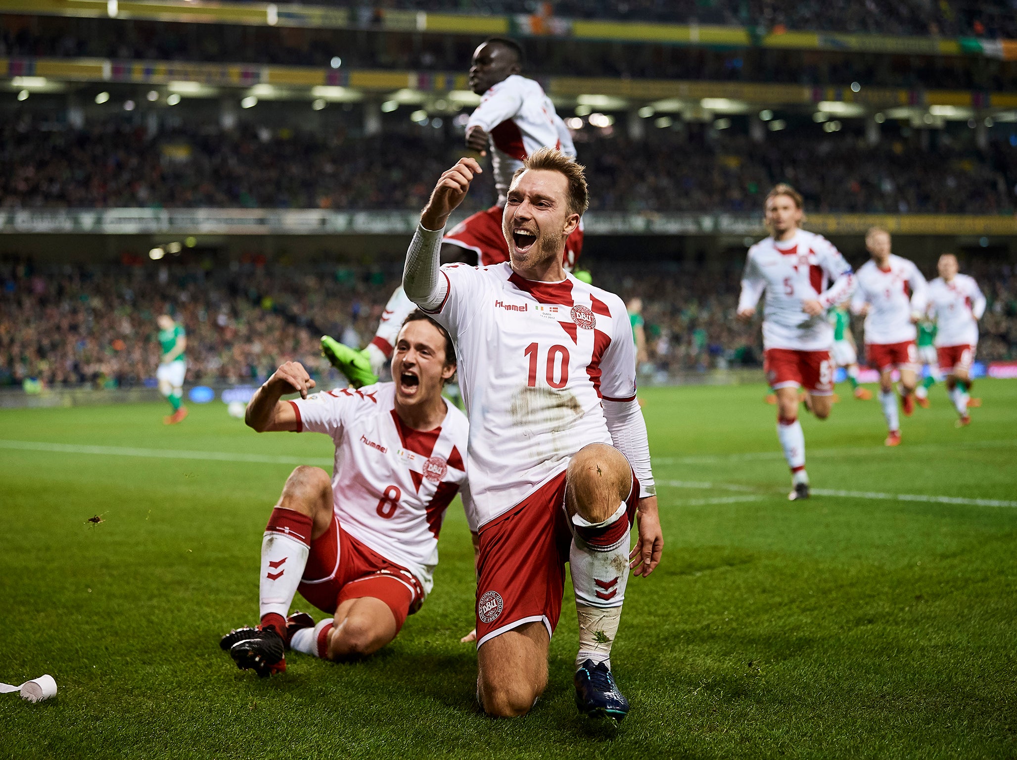 Christian Eriksen scores a hat-trick as superb Denmark end