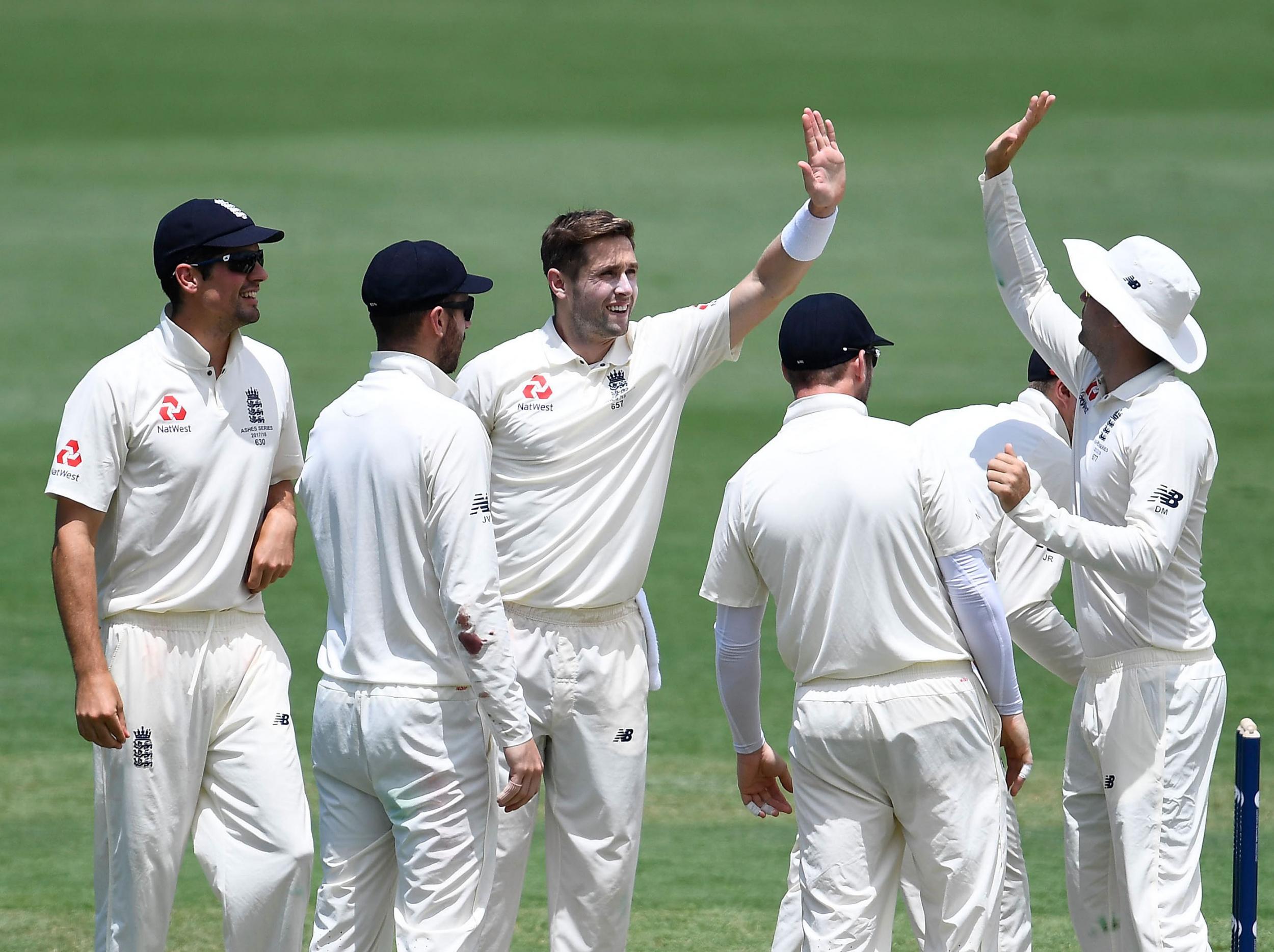 &#13;
Woakes continued his fine form by taking six wickets on day one in Townsville &#13;