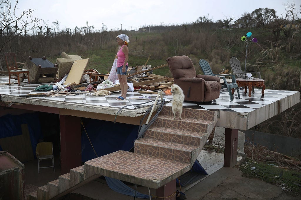 Some residents returned to their homes after the hurricane to find they had been completely swept away