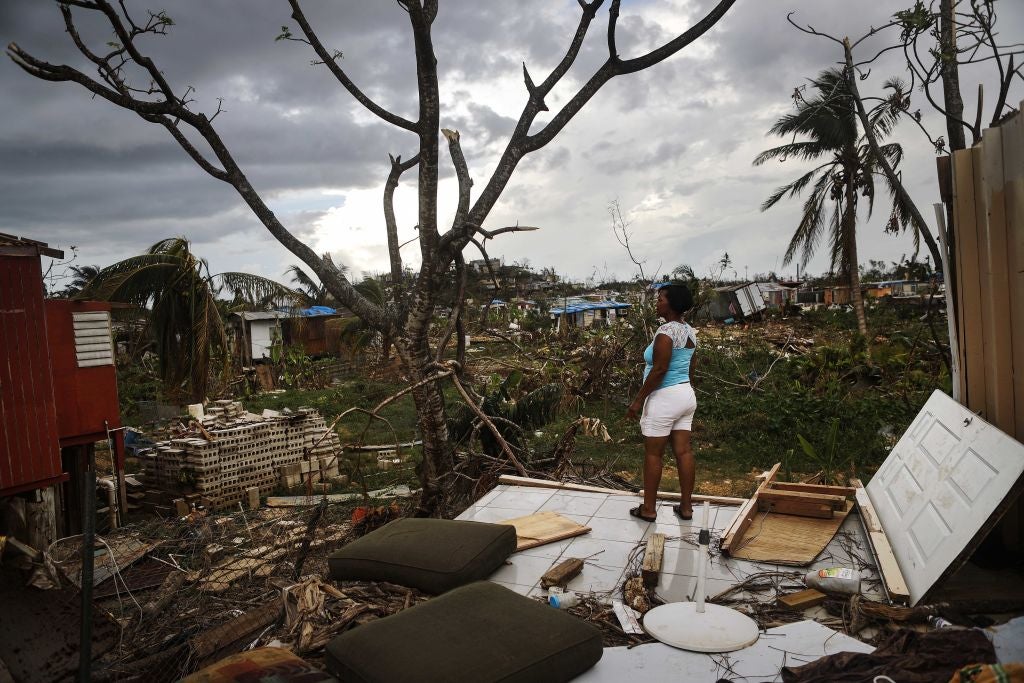 Most of the island is still without electricity, water, communications and infrastructure