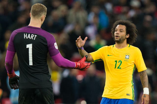 Brazil were unable to break down England's stubborn defence