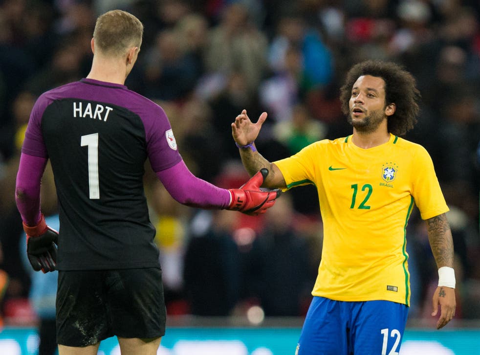 Brazil were unable to break down England's stubborn defence