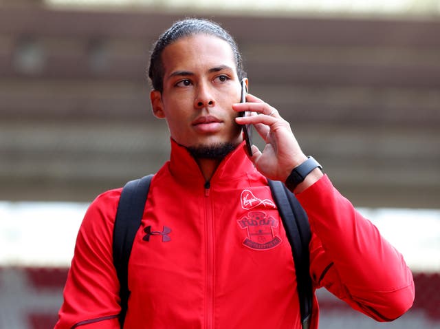 Van Dijk saw a summer transfer request rejected by Southampton