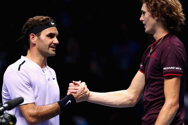 Federer had enough in the tank to beat Zverev in three on Tuesday night
