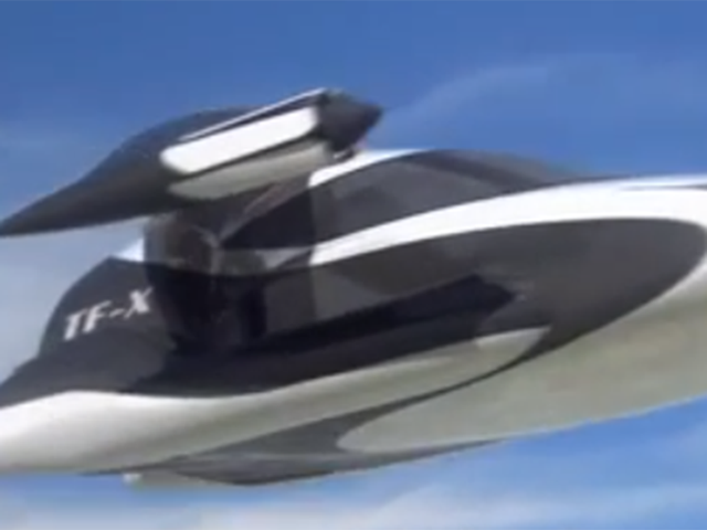 Designers of the Transition hybrid have pledged that it will reach up to 10,000 feet and fly for up to 400 miles at a cruise speed of 100mph