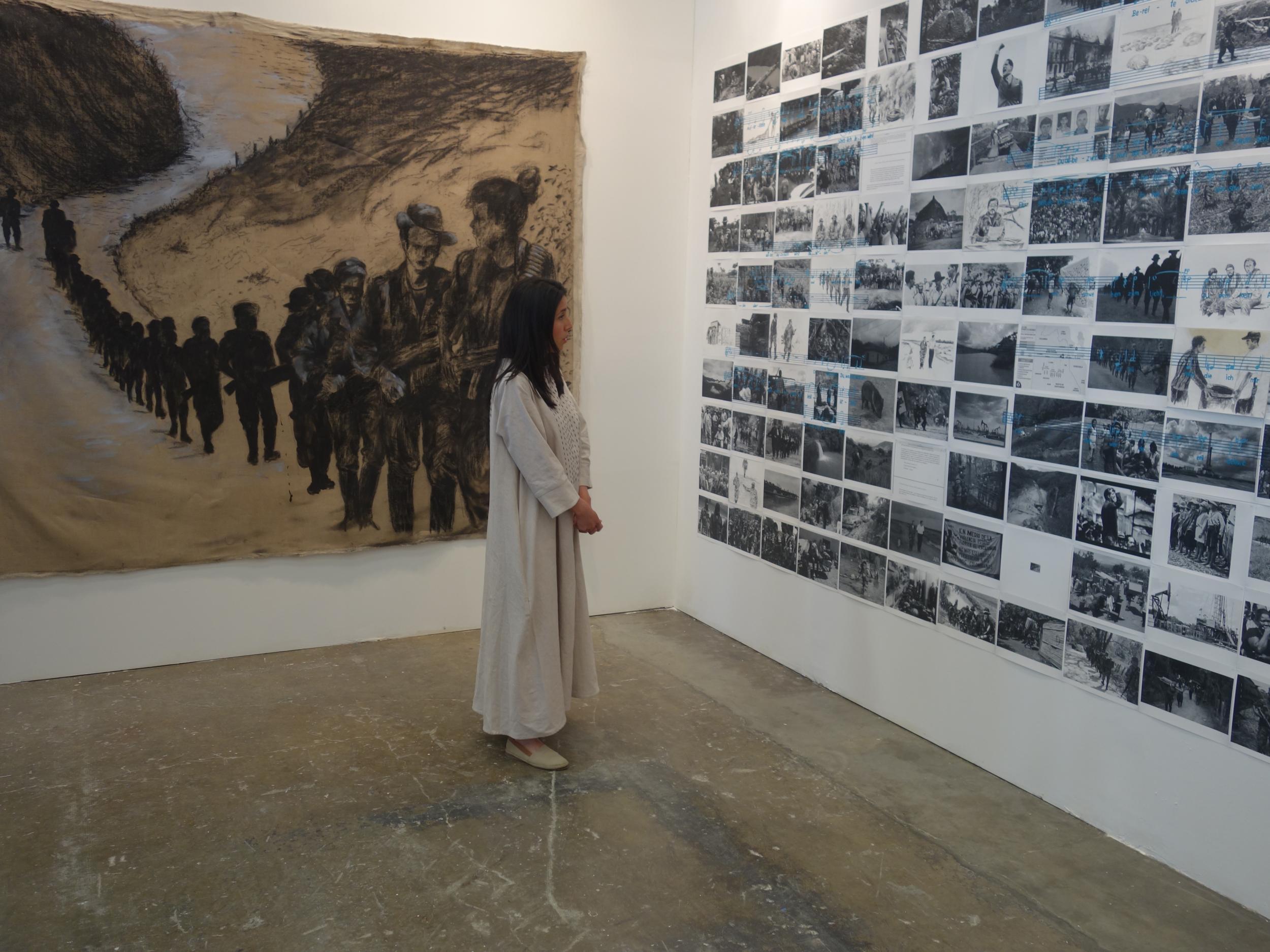 Some are using art to process, and heal from, the decades of conflict