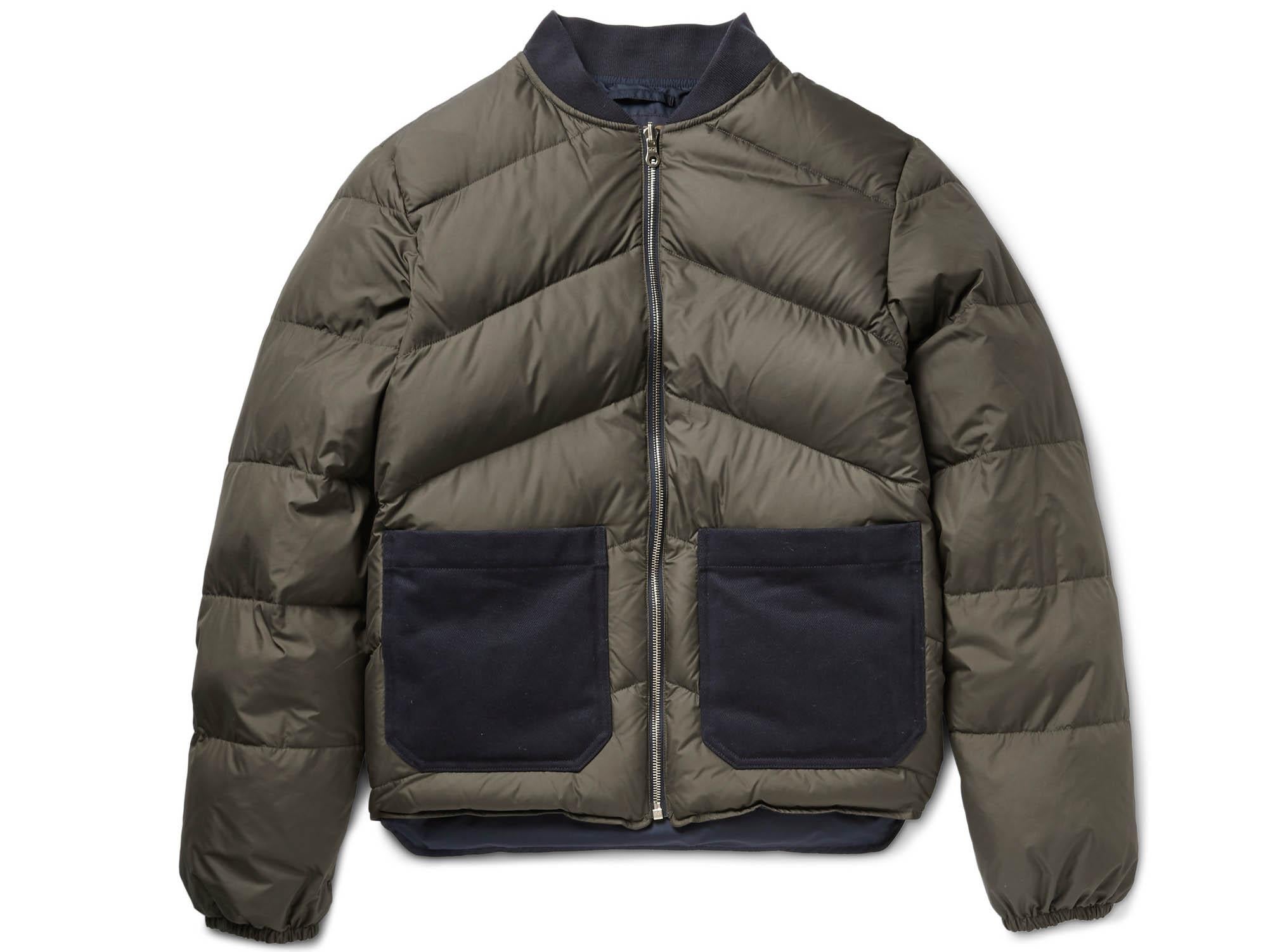 The Workers Club, Reversible Quilted Shell Down Bomber Jacket, £360, Mr Porter