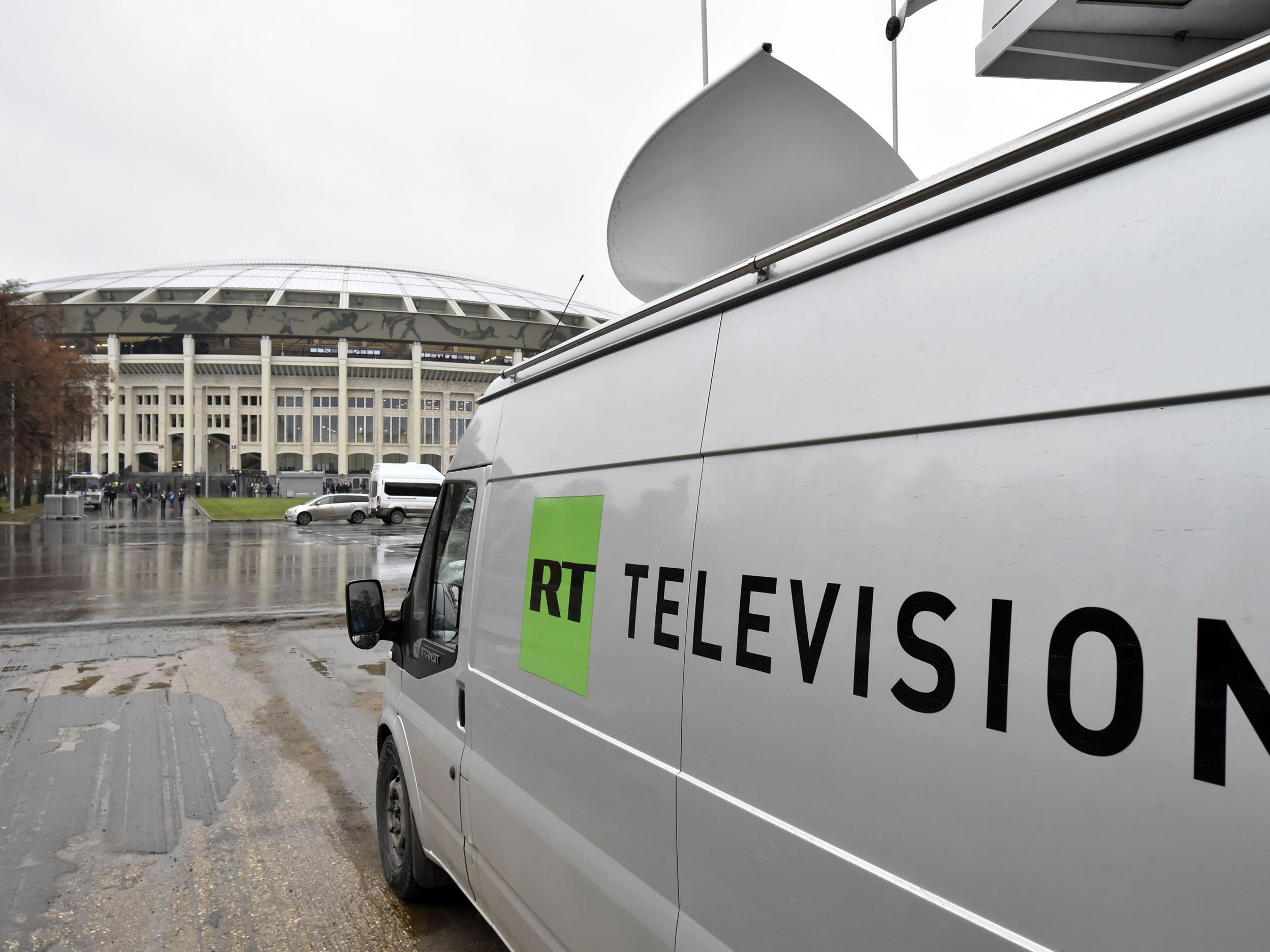 RT, formerly known as Russia Today, has recently been attacked by politicians in France and the United States for pumping out propaganda in support of Russian president Vladimir Putin (Getty)