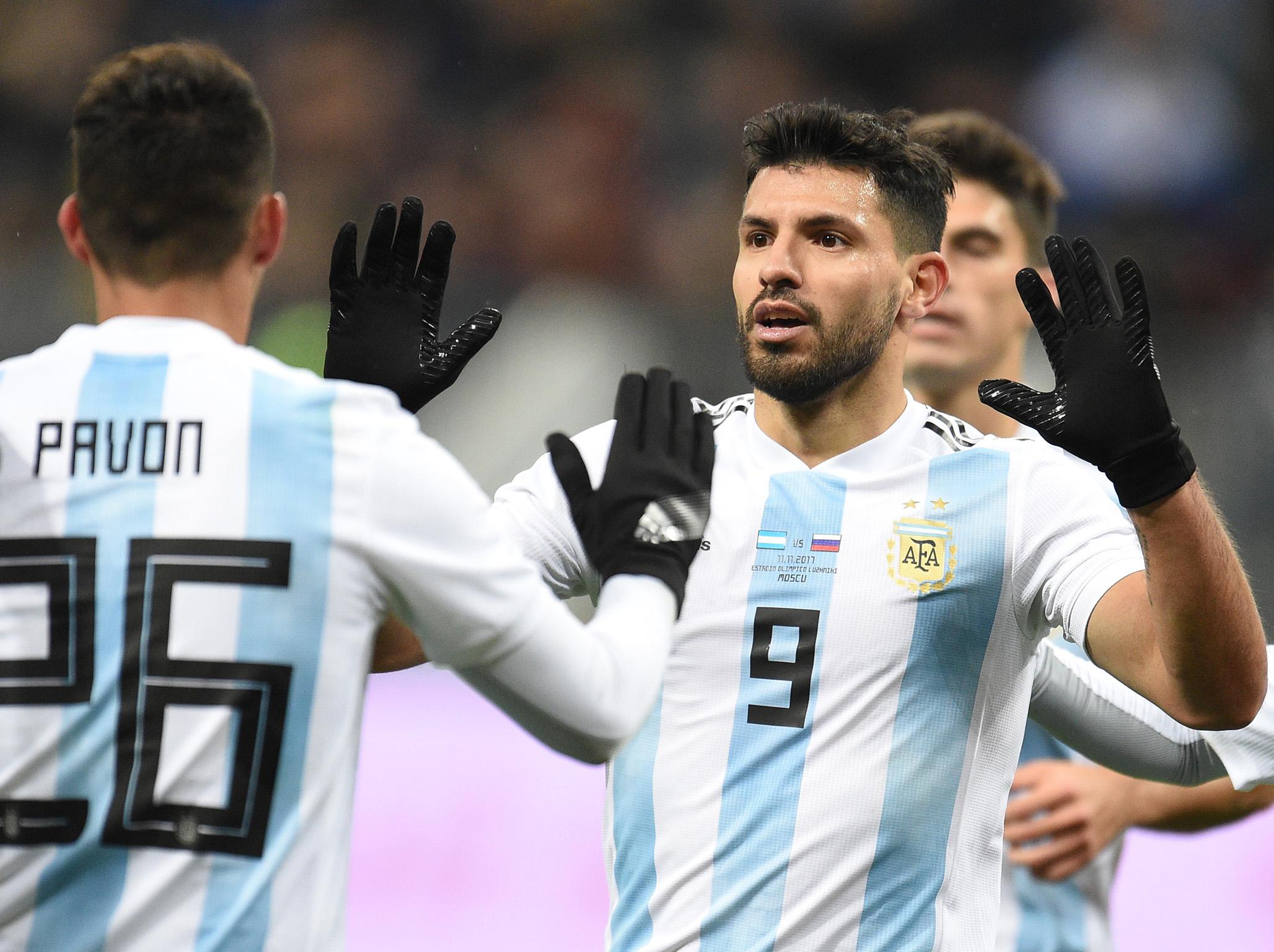 Sergio Aguero scored for Argentina in their defeat by Nigeria