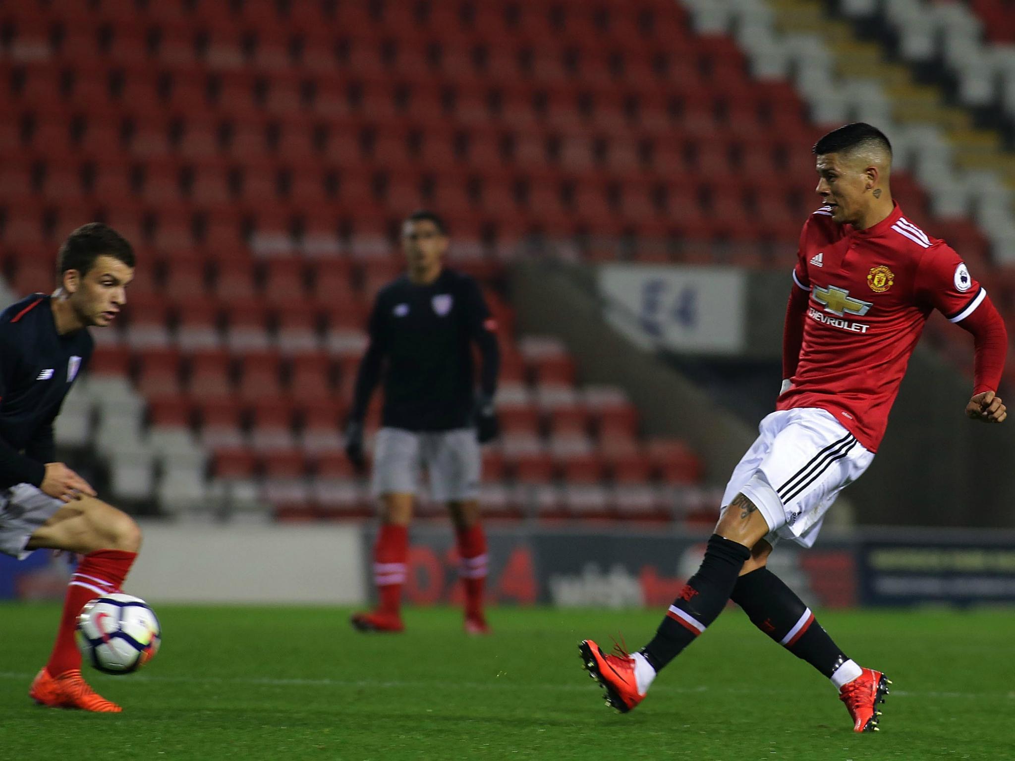 Marcos Rojo returned for Manchester United Reserves against Athletic Bilbao