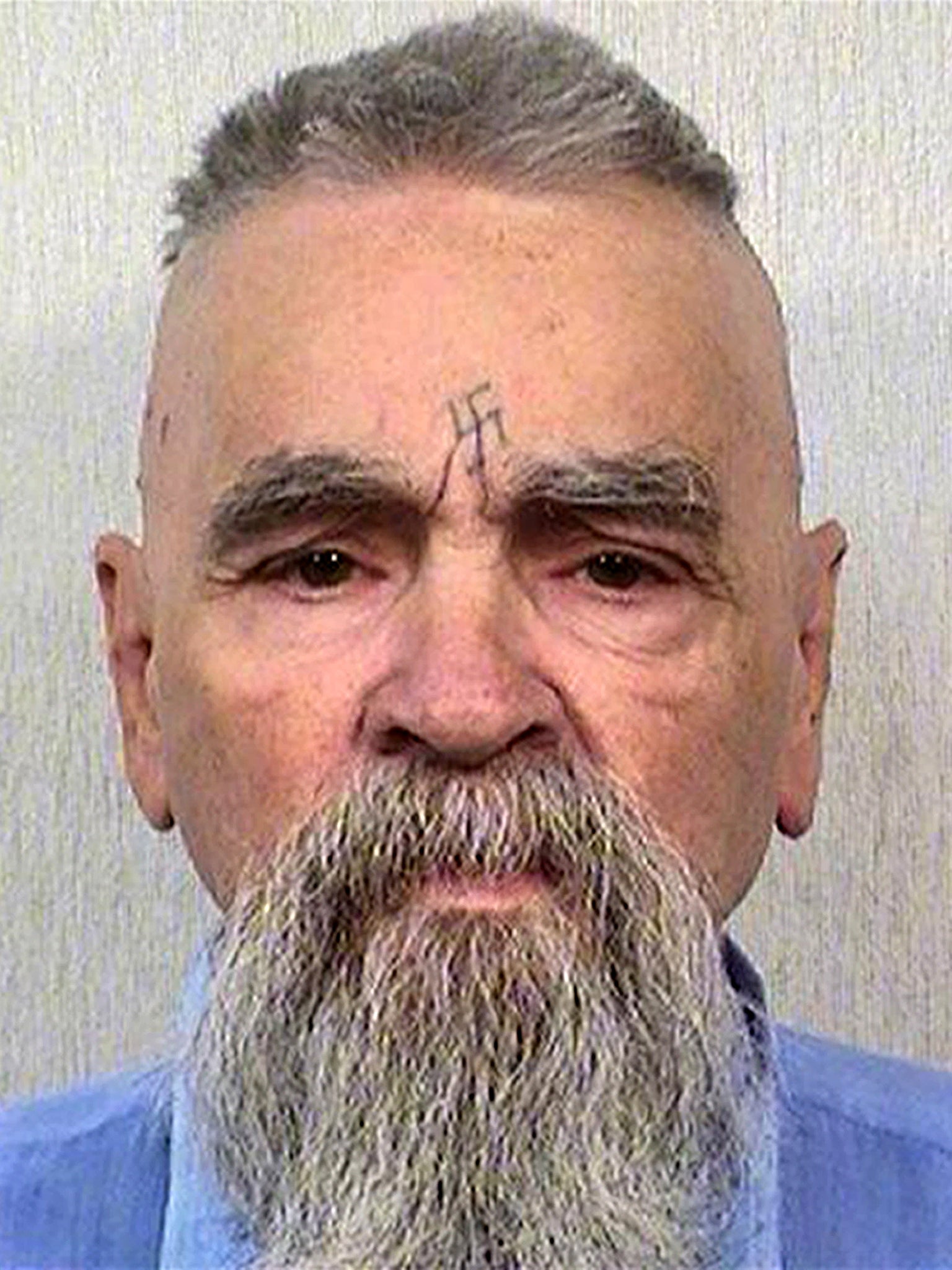Charles Manson pictured in October 2014