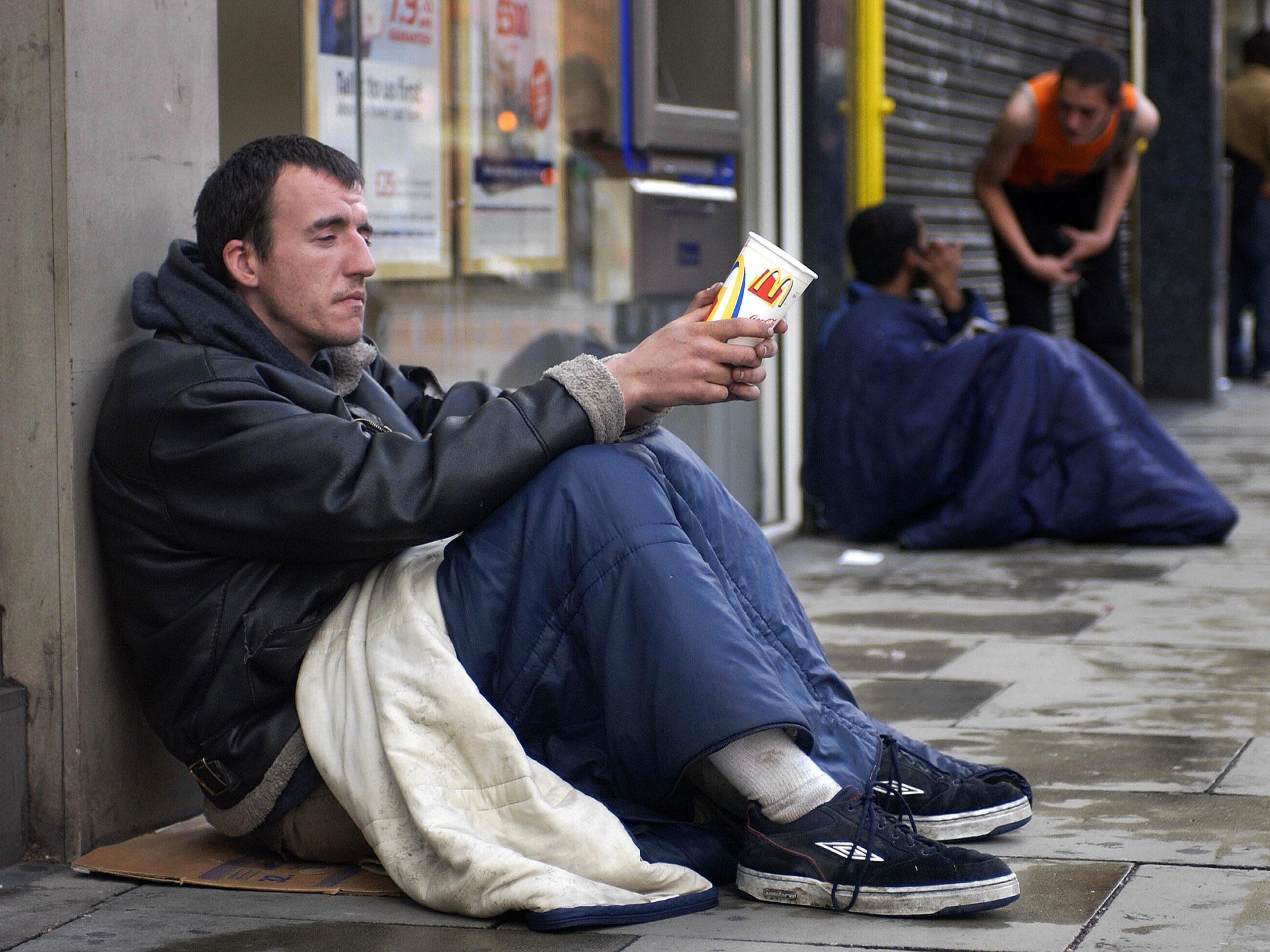 A recent report found more than 300,000 people are now sleeping rough in Britain