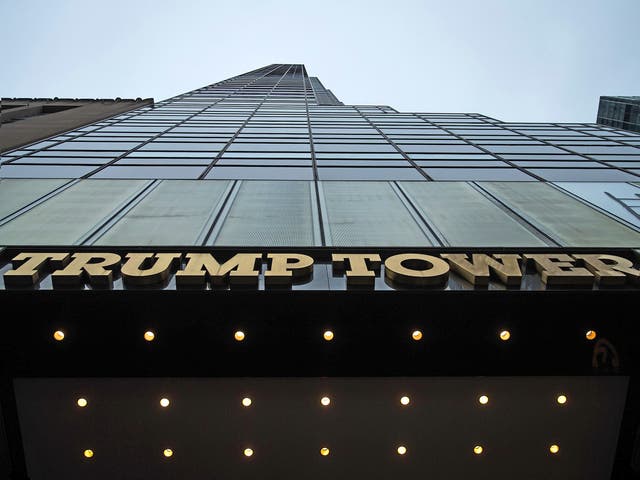 <p>Trump Tower on Fifth Avenue</p>