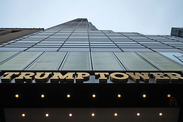 <p>Trump Tower on Fifth Avenue</p>
