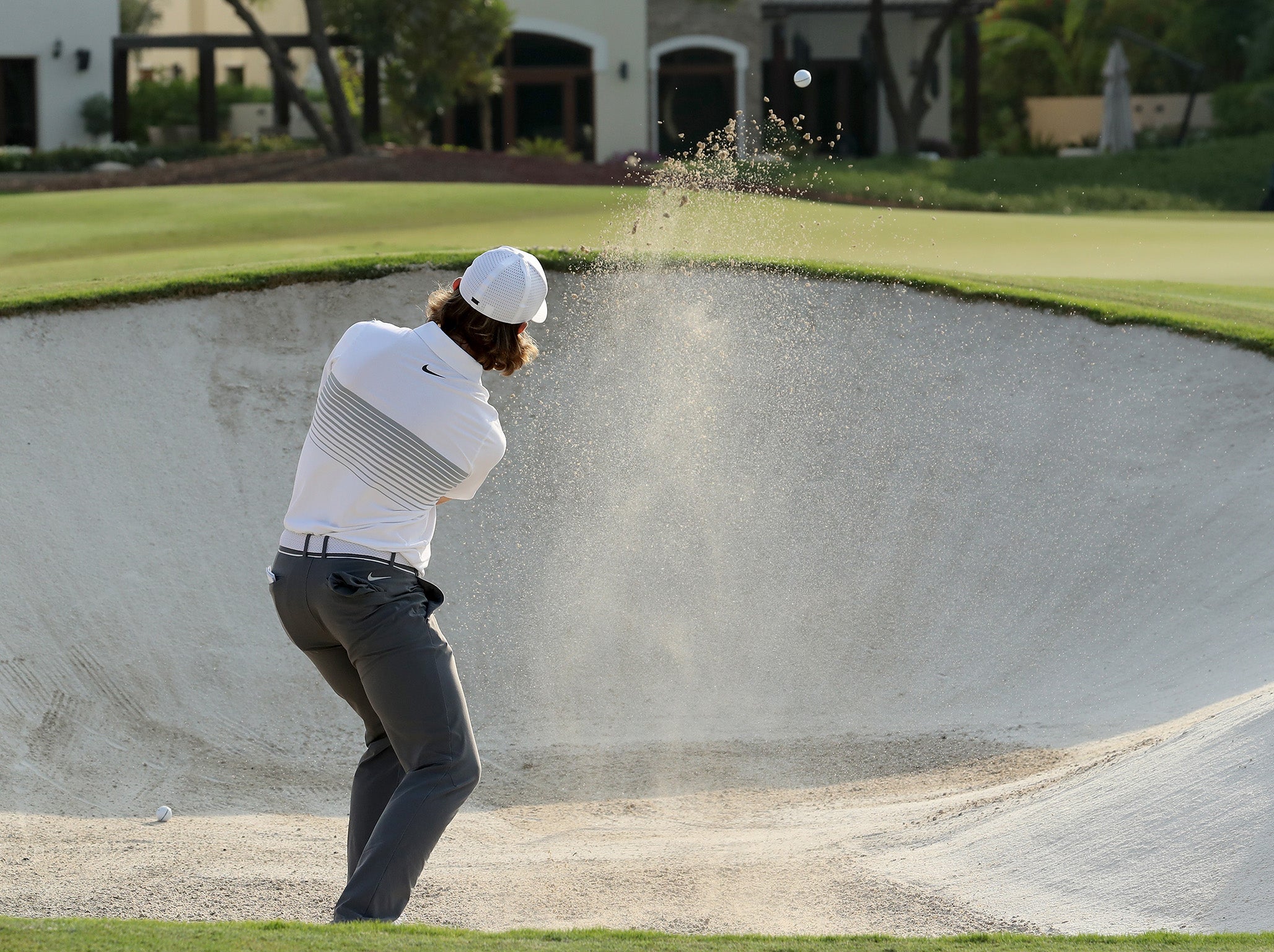 Fleetwood attempts to get out of trouble on the 14th