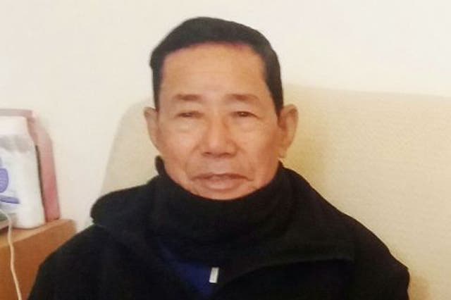 Handout photo issued by Hampshire Constabulary of Man Limbu, as Sun Tamang, 50, of Victoria Road, Aldershot, Hampshire, is on trial at Winchester Crown Court accused of the murder of the 75-year-old
