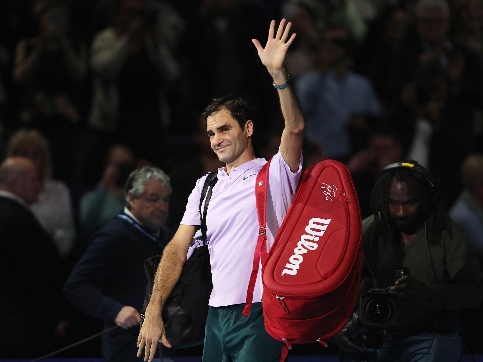 Roger Federer dug deep to run out a 6-7 (5/7) 6-4 6-1 winner