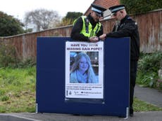 Police questioning male suspect over Gaia Pope disappearance