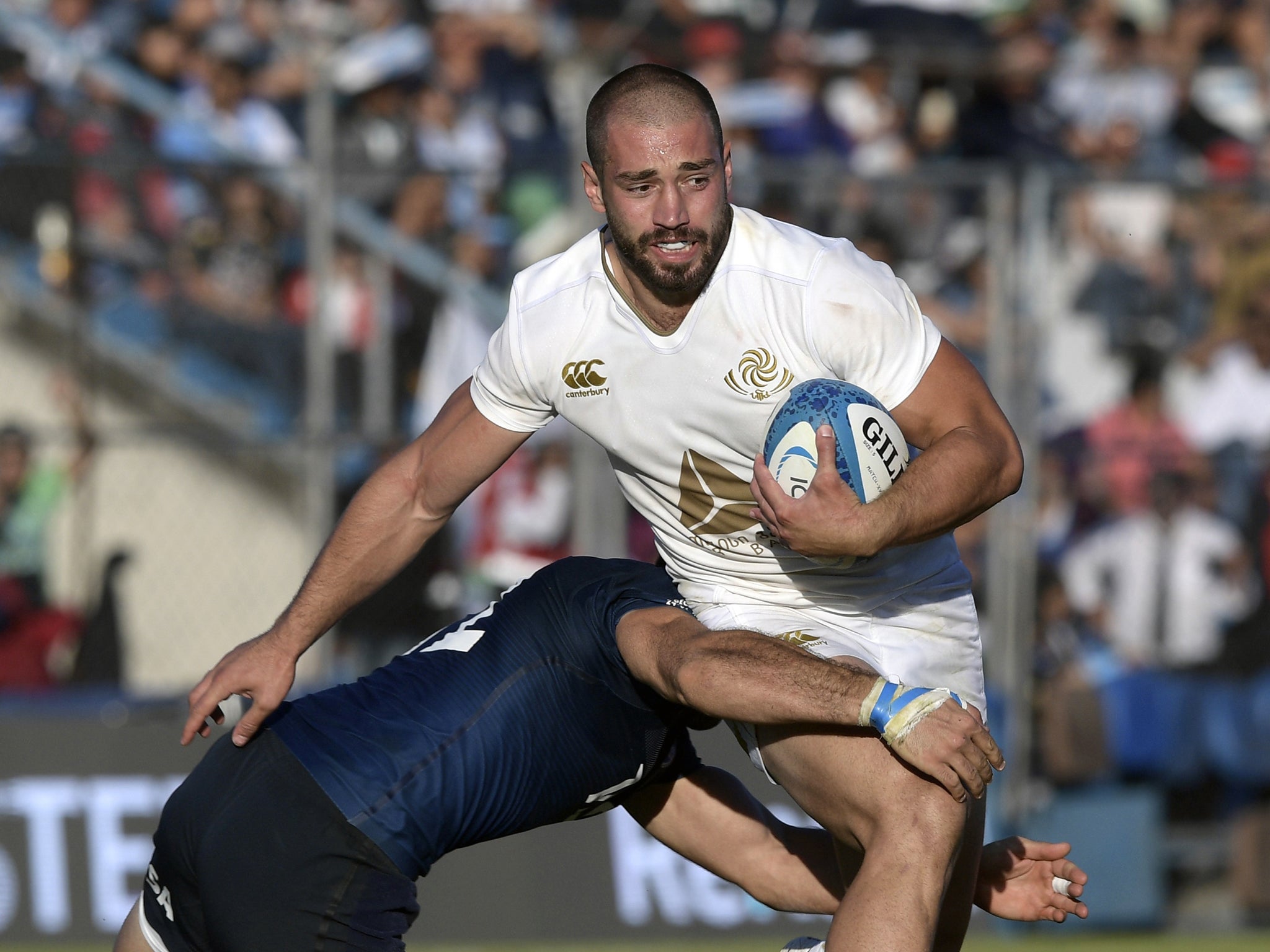 Merab Sharikadze is drawing on the performance against the All Blacks to inspire the team against Wales