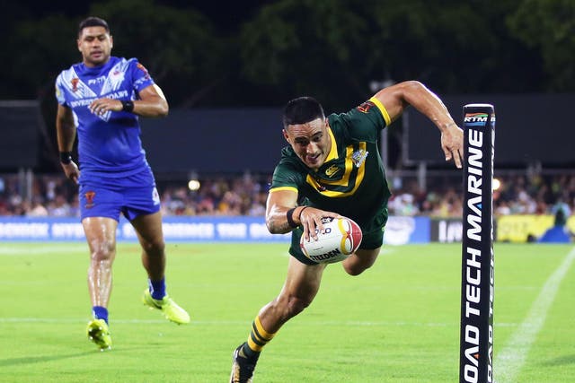 Valentine Holmes scored five in total 