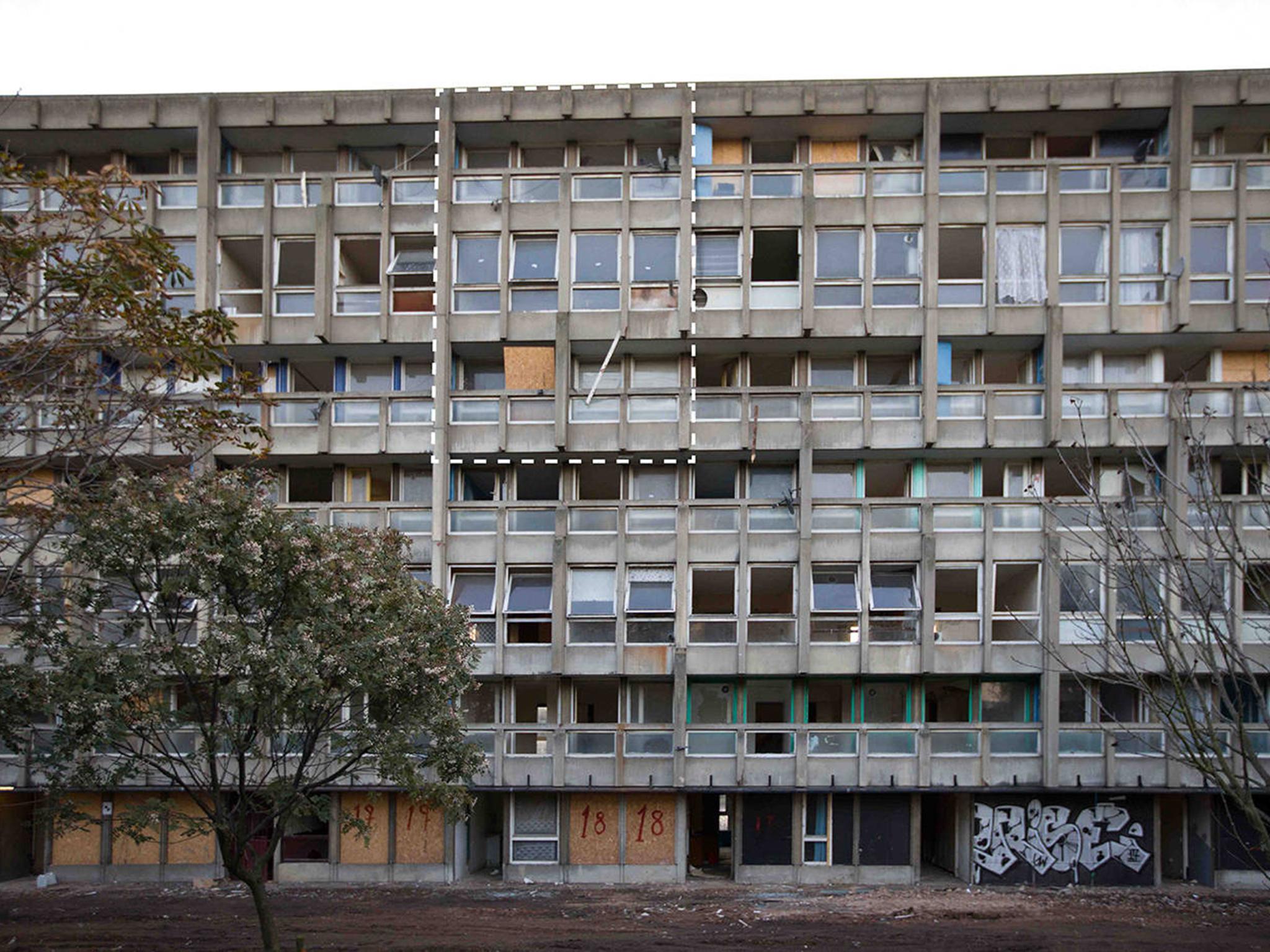 The Robin Hood Gardens estate in Tower Hamlets was completed in 1972 (V&amp;A)