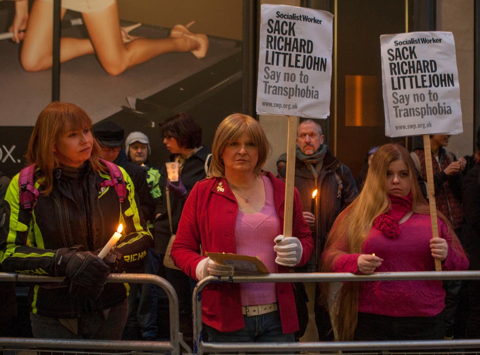 Campaigners stage a vigil outside the newspaper’s offices in her memory in 2013