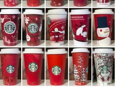 Starbucks under fire over holiday cups ‘with same-sex couples’ hands’