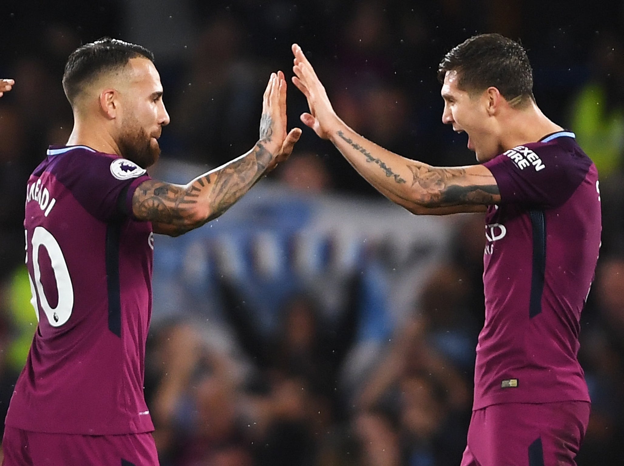 Stones and Otamendi have formed a solid defensive partnership