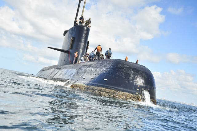 The Argentine navy said it has lost contact with the the submarine off the country's southern coast