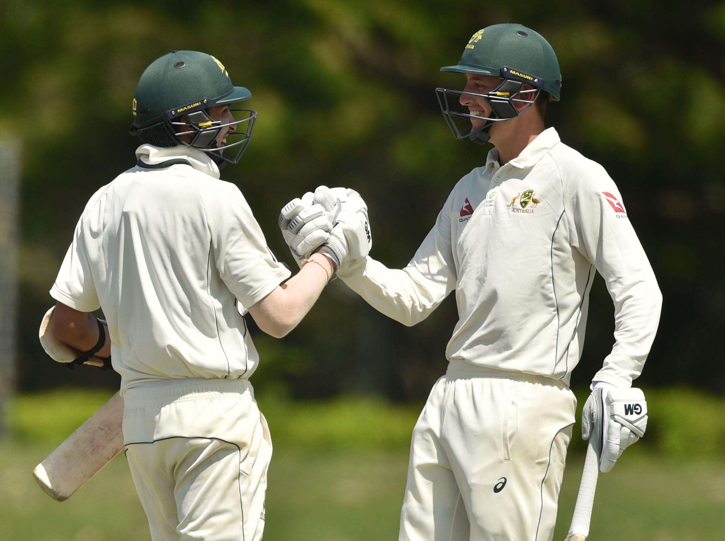 England were made to toil by the young pair