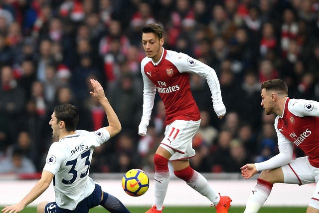 Ozil and Sanchez both played brilliantly as Arsenal dominated Spurs 